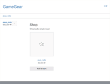 Tablet Screenshot of gamegear.co.kr